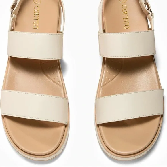 Chic cream Women's Sandals - Picture 3 of 11